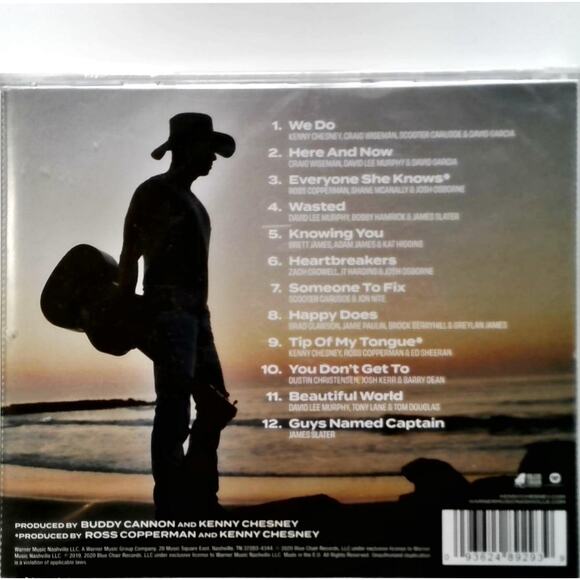 NEW Sealed Kenny Chesney – Here and Now CD 2020 Country Album Warner Nashville - Picture 2 of 4